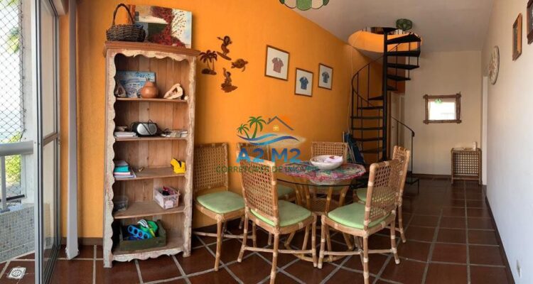 Apartamento Cobertura Frente ao Mar – 03 dormitórios, sendo 02 suítes