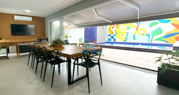 Casa aconchegante e espaçoso, com 04 dormitórios e 3 suítes – Mar verde – Caraguatatuba
