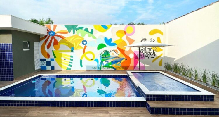 Casa aconchegante e espaçoso, com 04 dormitórios e 3 suítes – Mar verde – Caraguatatuba