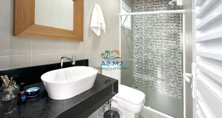 Casa aconchegante e espaçoso, com 04 dormitórios e 3 suítes – Mar verde – Caraguatatuba