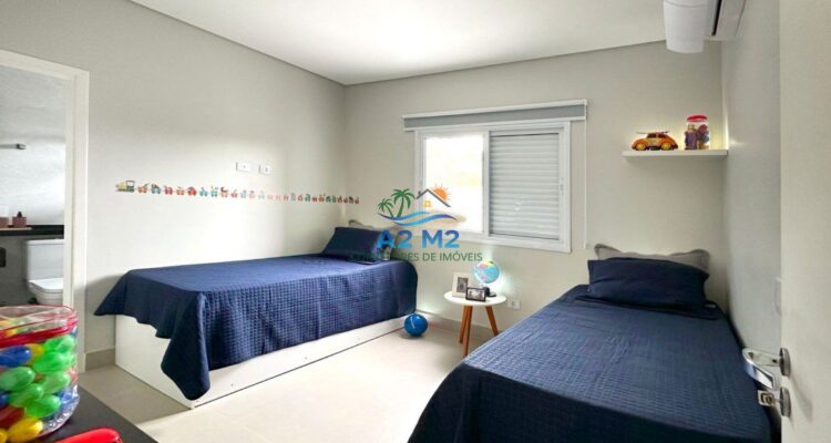 Casa aconchegante e espaçoso, com 04 dormitórios e 3 suítes – Mar verde – Caraguatatuba
