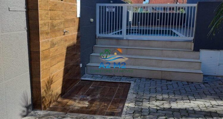 Locação – Sobrado com 03 suítes – 150 metros da Praia de Massaguaçu – Mobiliado