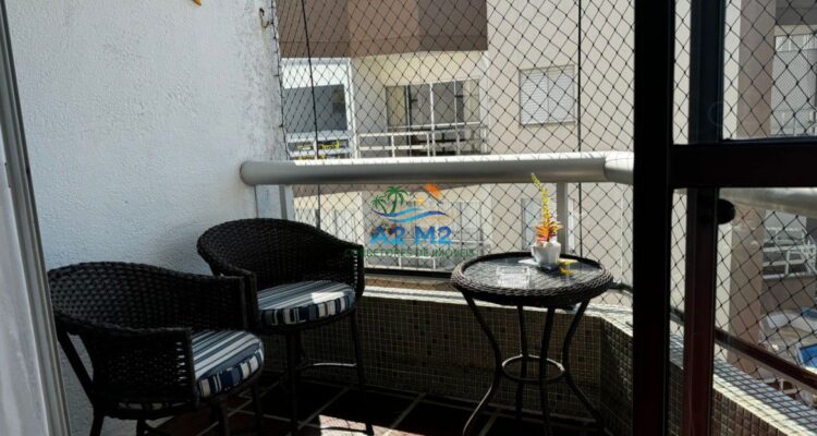 Apartamento Cobertura com vista do Mar – 03 Dormitórios sendo 01 suíte