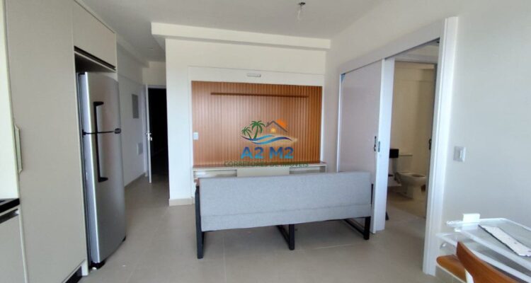 Apto 01 dormitório (suíte) Frente ao Mar – Indaiá