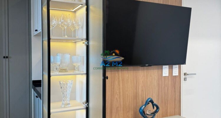 Apartamento de frente para o mar, na linda Praia de Massaguaçu – Caraguatatuba/SP – 03 Dorms (01 suíte) e 02 vagas