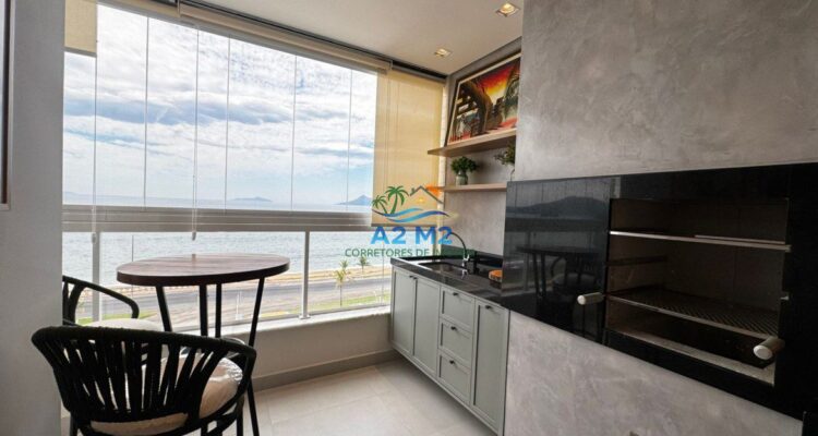 Apartamento de frente para o mar, na linda Praia de Massaguaçu – Caraguatatuba/SP – 03 Dorms (01 suíte) e 02 vagas