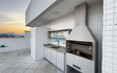 MARAVILHOSA COBERTURA FRENTE A PRAIA – INDAIÁ – 04 Dorms e 02 vagas