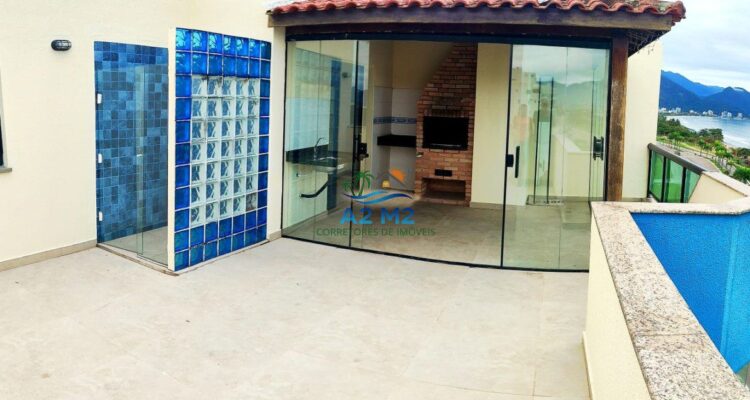 LOCAÇÃO – COBERTURA COM 04 DORMS – ARUAN – CARAGUATATUBA