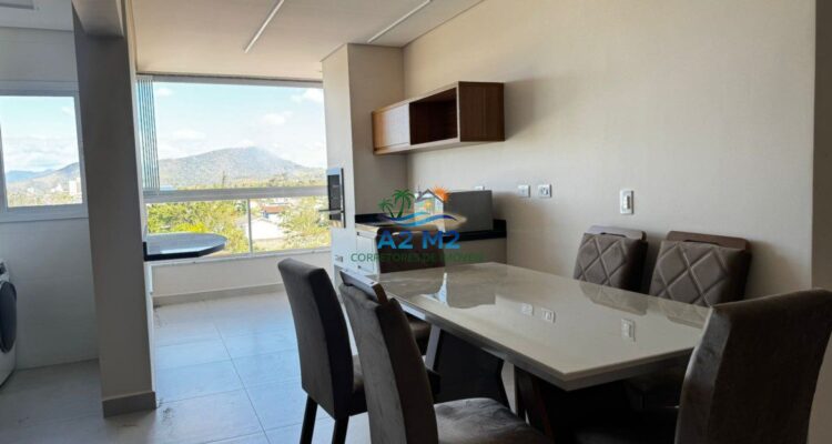 LOCAÇÃO – Apto Vista Mar, 03 dorms (01 suíte), 02 vagas, mobiliado – Piscina elevada c/ borda Infinita