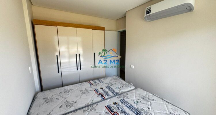 LOCAÇÃO – Apto Vista Mar, 03 dorms (01 suíte), 02 vagas, mobiliado – Piscina elevada c/ borda Infinita