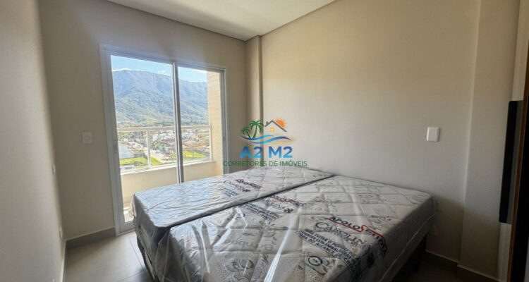 LOCAÇÃO – Apto Vista Mar, 03 dorms (01 suíte), 02 vagas, mobiliado – Piscina elevada c/ borda Infinita