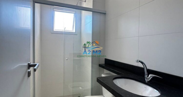 LOCAÇÃO – Apto Vista Mar, 03 dorms (01 suíte), 02 vagas, mobiliado – Piscina elevada c/ borda Infinita