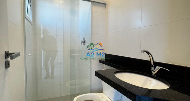 LOCAÇÃO – Apto Vista Mar, 03 dorms (01 suíte), 02 vagas, mobiliado – Piscina elevada c/ borda Infinita