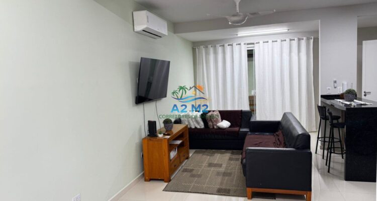 Maravilhoso Sobrado com 03 suítes – 150 metros da Praia de Massaguaçu – Mobiliado