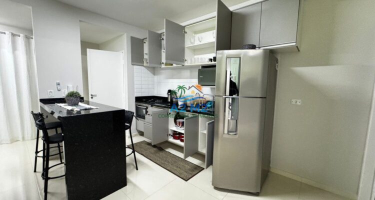 Maravilhoso Sobrado com 03 suítes – 150 metros da Praia de Massaguaçu – Mobiliado