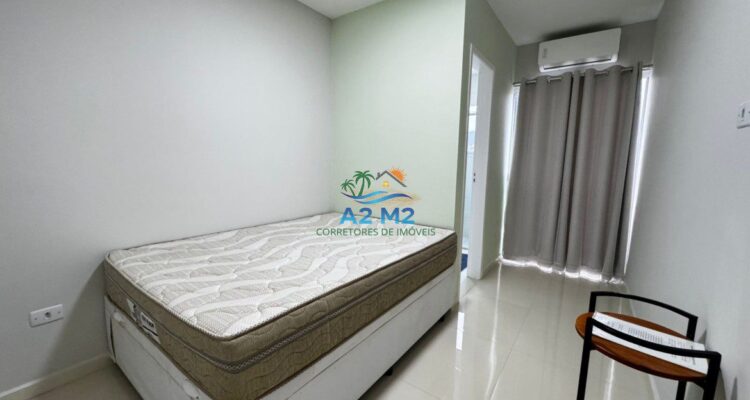 Locação – Sobrado com 03 suítes – 150 metros da Praia de Massaguaçu – Mobiliado