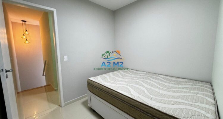 Locação – Sobrado com 03 suítes – 150 metros da Praia de Massaguaçu – Mobiliado