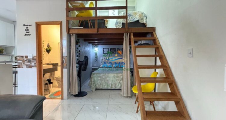 Estúdio em Condomínio Fechado próximo a Praia Martim de Sá