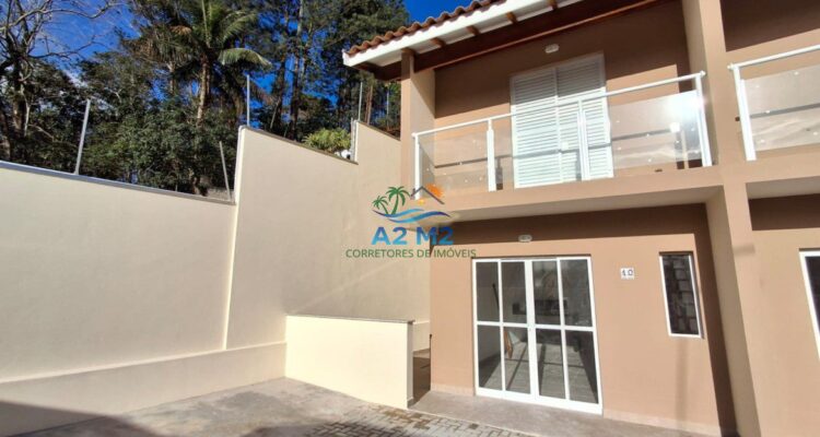 fachada de sobrado em bege