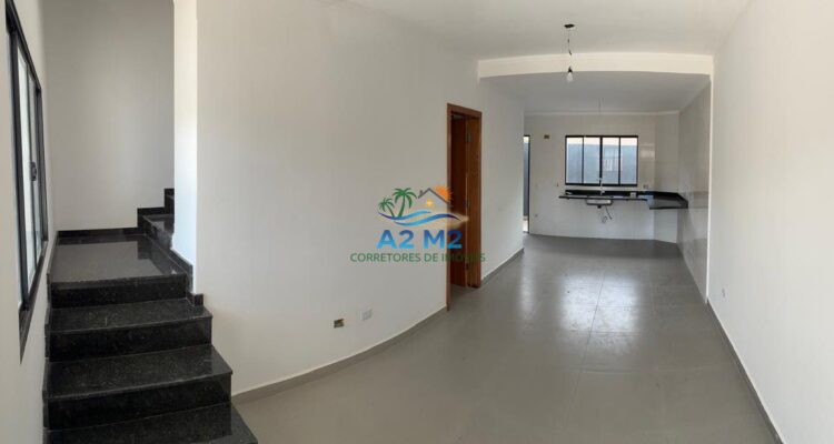 Este sobrado novo encanta pela harmonia entre conforto e estilo.