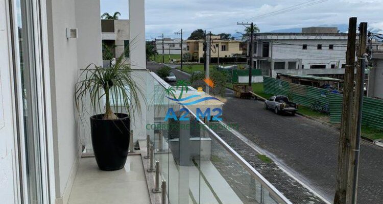 Casa de alto padrão para locação no Condomínio Costa Nova – Frente ao mar, Massaguaçu, Caraguatatuba