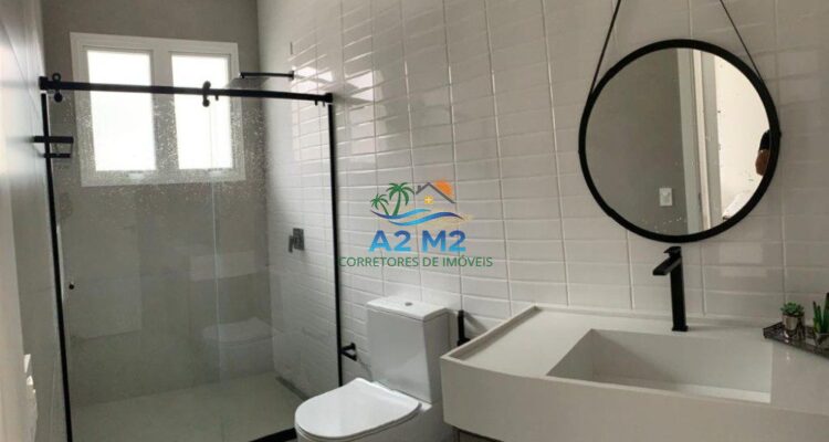 Casa de alto padrão para locação no Condomínio Costa Nova – Frente ao mar, Massaguaçu, Caraguatatuba