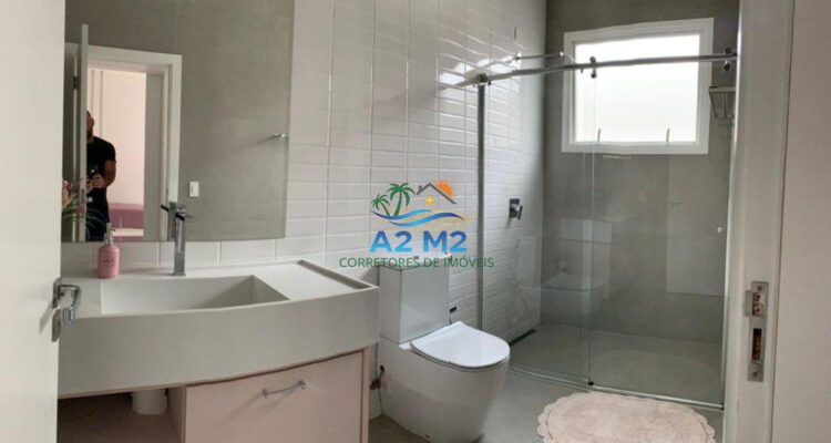 Casa de alto padrão para locação no Condomínio Costa Nova – Frente ao mar, Massaguaçu, Caraguatatuba