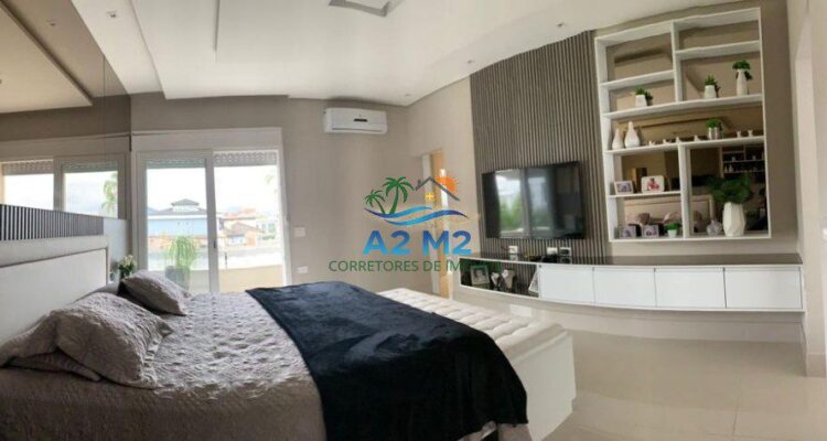 Casa de alto padrão para locação no Condomínio Costa Nova – Frente ao mar, Massaguaçu, Caraguatatuba