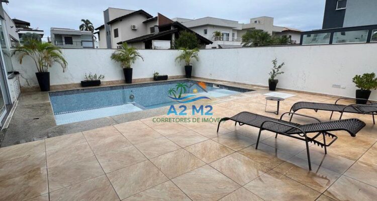 Casa de Alto Padrão – 4 Suítes – Condomínio Costa Nova, Praia do Massaguaçu, Caraguatatuba (Litoral Norte SP)