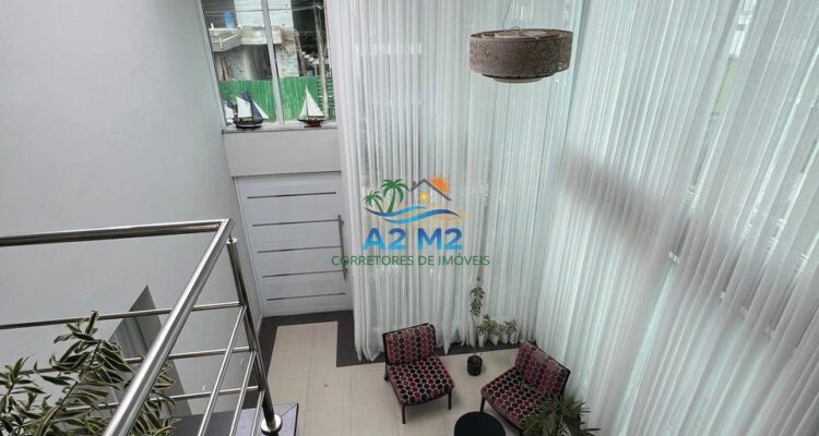 Casa de alto padrão para locação definitiva – 4 suítes – Condomínio Costa Nova, frente ao mar, Massaguaçu, Caraguatatuba