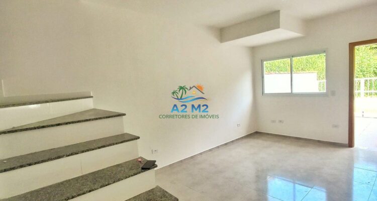 Sobrado NOVO 2 suites , praia da Massaguaçu – A 800 metros da prai