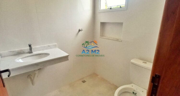 Sobrado NOVO 2 suites , praia da Massaguaçu – A 800 metros da prai